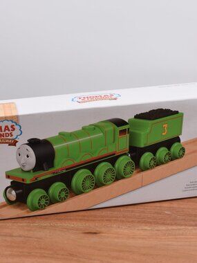 Henry and Tender Fisher Price 2023 -Thomas and Friends Wooden Railway Trains New